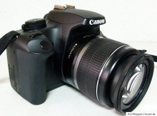 Canon EOS 1000D 10,1 MP Digitalkamera   Schwarz (Kit mit EF S IS 1