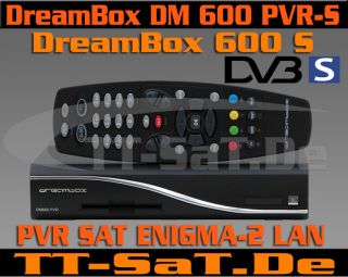 DreamBox DM600 S PVR READY SAT ENIGMA LAN 600S