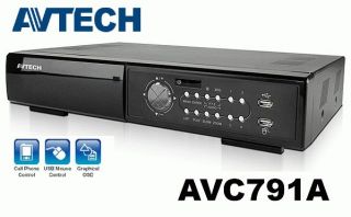 AVTECH AVC 791 DVR Standalone (4Ch.Audio+Video H.264, Network, USB