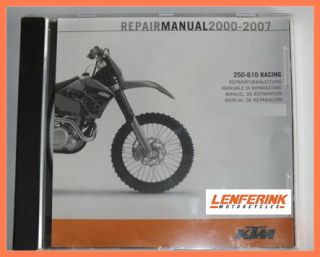 N795 KTM 250   610 Racing 2000 2007 Reparaturanleitung CD