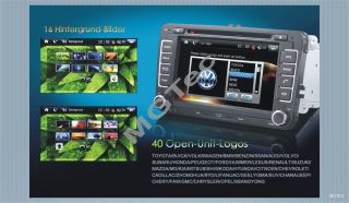 AUTORADIO VW Passat Golf 5 6 GPS DVD NAVI Navi. BT HD DVB T NEU aus