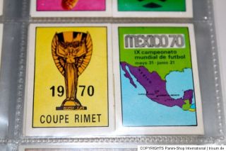 Panini WM WC World Cup MEXICO 70 1970 A DREAM: COMPLETE SET + EMPTY