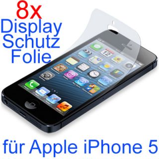 Displayschutzfolie f Apple iPhone 5 ScreenGuard Schutz Folie