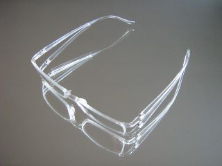 NEU + unsichtbare + Tragrand   Brille +transparent+ NEU