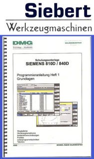 810D / 840D Programmieranleitung Heft1 Grundlagen 810 D / 840 D