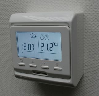 Digital Raumthermostat programmierbar Temperaturregler AUFPUTZ #ap792