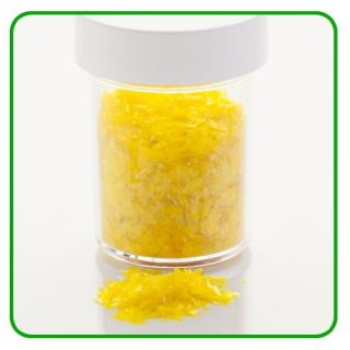 56,43EUR/100g) Wilton   Essbarer Glitter   Yellow Cake Sparkles 7g