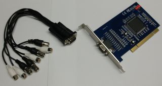 Kanel DVR PCI Karte + Software zur Überwachung #n817