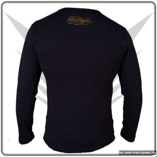 Fancybeast Black Longsleeve Shirt Hamma Print S M L XL XXL Xtrem
