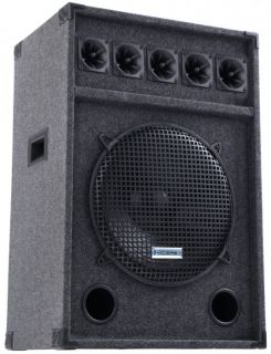PA Lautsprecher DJ BOX, Partybox PA 600 Watt Power McGrey 15 Speaker
