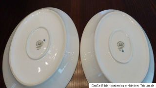 Bing und Gröndahl   bla malet   2 ovale Servierplatten