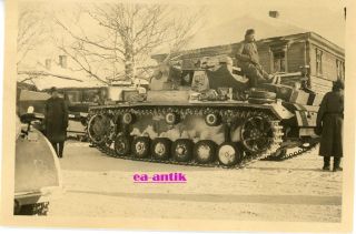 Panzer III Ausf. H Russland Einsatz Winterkampf foto TOP