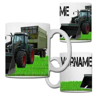 Becher Tasse Trecker Kaffeebecher Traktor  Fen** 820 & Vorname