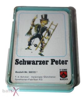 Schwarzer Peter FX Schmid Bestell Nr. 50222 Quartett
