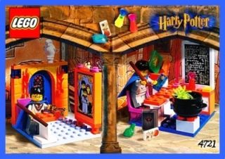LEGO BAUANLEITUNG 4721 Harry Hogwarts Klassenzimmer 839