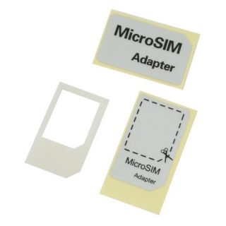 microSIM Adapter Set zu HTC One Smicro SIM