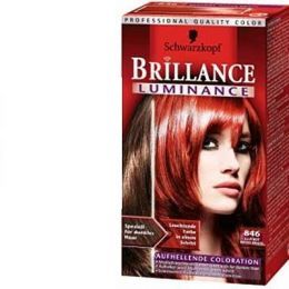 Schwarzkopf Brillance Luminance Coloration 846 Glut rot Haarfarbe