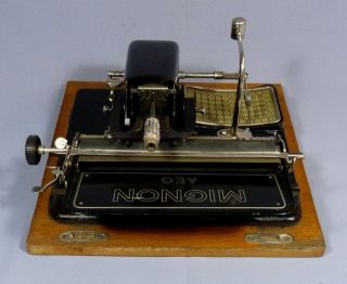 Antike Mignon Modell 4 Schreibmaschine Typewriter