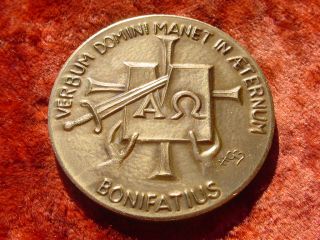 Große 40,3 mm Medaille JOHANNES PAUL II DEUTSCHLAND 1980 AETERNUM