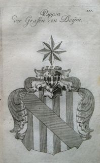 Deym Kupferstich Heraldik WAPPEN 1771