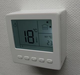 Thermostat Raumthermostat programmierbar weiss AUFPUTZ #857