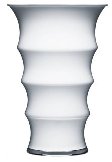 Holmegaard Karen Blixen Vase weiß, 23 cm