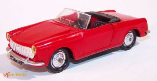 Altes Norev Modellauto Fiat 1500 Cabriolet rot Nr 66 M 1 43 3KWCH864