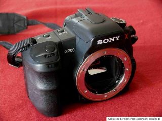 Body SONY ALPHA A 200 A200 Digitale Spiegelreflex Kamera Gehäuse DSLR