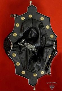 Gothic viktorianische victorian Handtasche Tasche schwarz barock