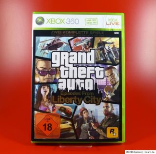 Grand Theft Auto 4  Episodes From Liberty City uncut wie neu dt. Xbox