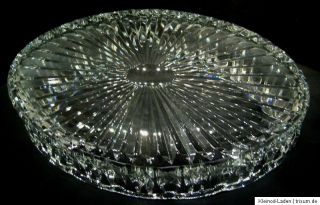 große ovale Obstschale Schale Bleikristall Kristall geschliffen 33