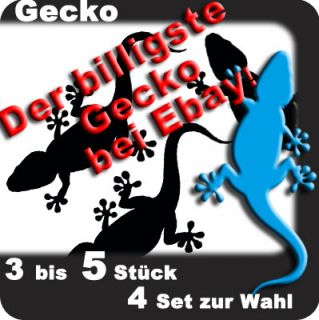 Wandtattoo Gecko 3 5stück,wandaufkleber wandtatoo Sa08