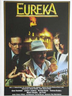 Kino 870 Filmkarte, Eureka mit Gene Hackman + Theresa Russel
