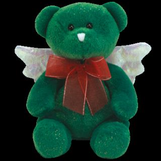 TY Beanie Hark grün Teddy mit Flügeln Engel