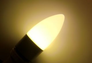 3W LED Lampe 3x1W E27 warmweiß 242lm / 25W   Kerzenform