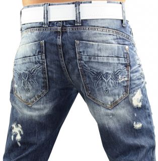 CIPO & BAXX Jeans C 885 Used Hose Destroyed BRANDNEU