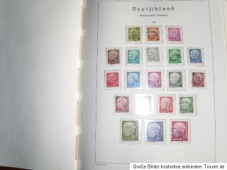 B0584 Schönes Vordruckalbum Leuchtt. 1949  1979 Bund alle Zustände