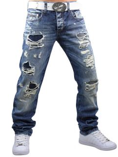 CIPO & BAXX Jeans C 885 Used Hose Destroyed BRANDNEU