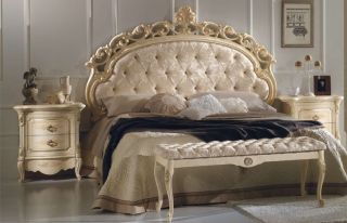 Exklusives Stil Doppelbett Bett Barock Renaissance Klassik Möbel