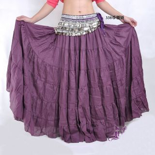 Hot New Belly Dance Dancing Costume Tribal Gypsy 7 Tiered Circle Linen