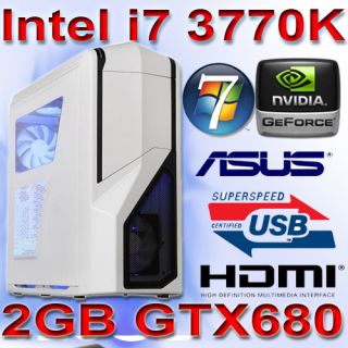 GAMER PC 3D SSD INTEL i7 3770K 4x@4,5GHz NZXT PHANTOM 410 GTX680