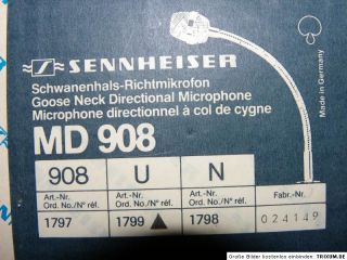 SENNHEISER SCHWANENHALS RICHTMIKROFON MIKROFON MD 908 ?
