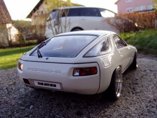 Porsche 928 Umbau Tuning echt Alufelgen BBS 1:18