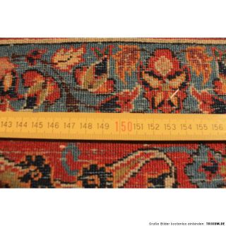 Feiner Antiker Handgeknüpfter Perser Palast Teppich Isfahan Esfahan