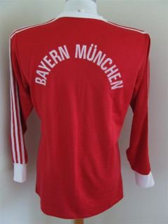RAR ORIGINAL Trikot FC Bayern München 70er/80er (L 7/8) Home Adidas
