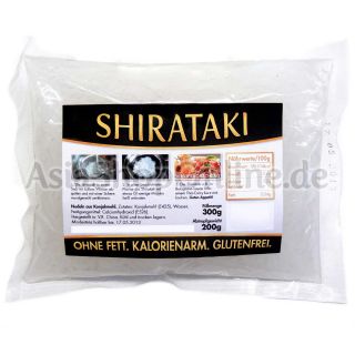 Shirataki sind die Wundernudeln aus Asien und enthalten kaum