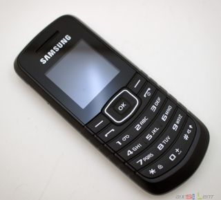 Handy Samsung GT E1080w   Black/schwarz   NEU   ohne Simlock   OVP