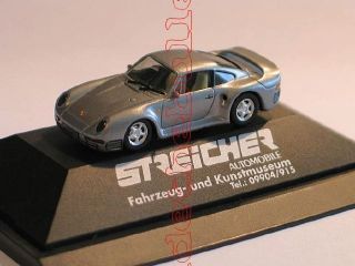 Porsche 959 HIGH TECH STREICHER AUTOMOBILE MUSEUM Herpa 1 87 RAR PC