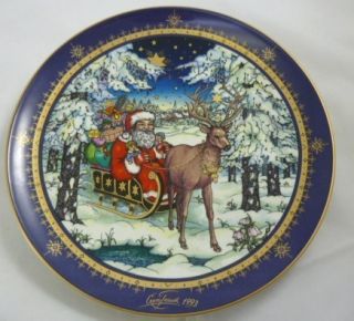 Porzellan Teller Villeroy & Boch Weihnachtsteller Jahresteller 1993