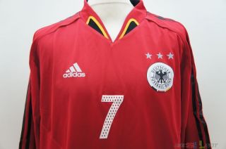 DFB Spielertrikot Shirt match issued langarm l/s Schweinsteiger 2004